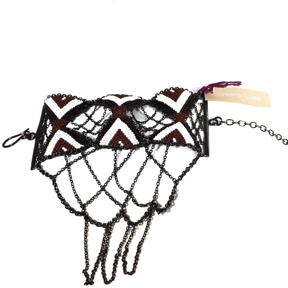 Nwt Chan Luu beaded cuff bracelet chain